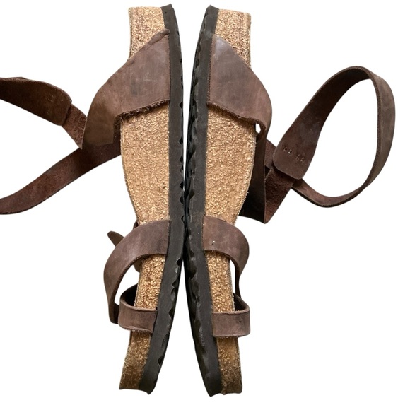 Birkenstock Yara oiled leather sandals in Havana brown sz 41 - Picture 3 of 7